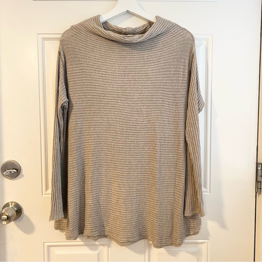 Free people lover ribbed cutout top